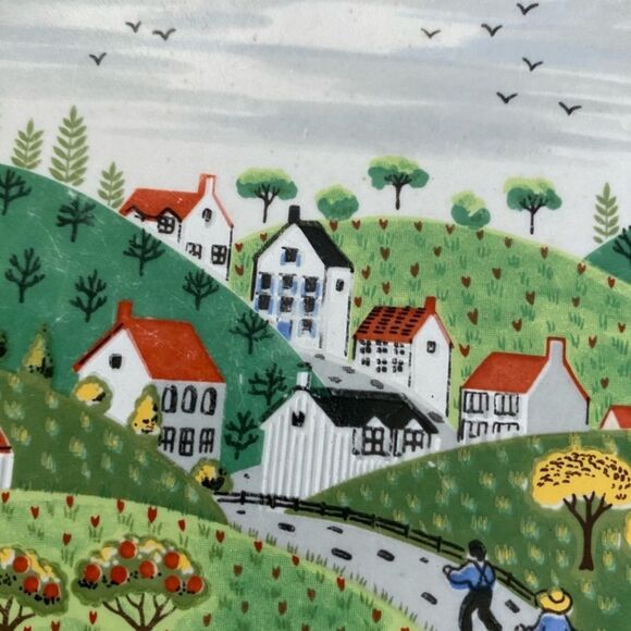 Newcor County Village Japan 7 1/2 In Salad Dessert Plates Set of 2 Stoneware - Picture 13 of 16